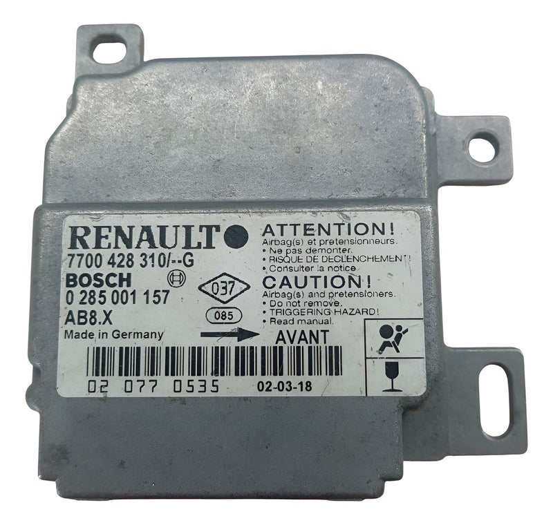 Módulo Airbag Renault Clio 1.0 16v 1999 2006 7700428310g