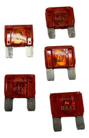 Kit 5 Fusivel Automotivo Lâmina Littelfuse Max 40a Laranja