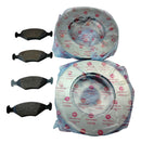 Kit Discos Pastilhas De Freio Fiat Palio 2004 2017 7088949