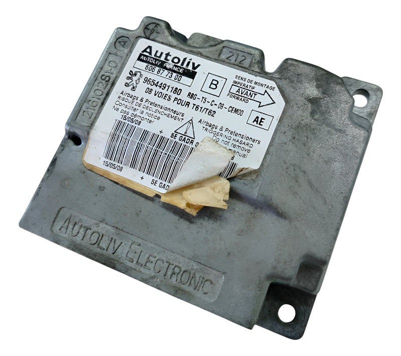 Modulo Central Air Bag Peugeot 307 2008 A 2012 Original