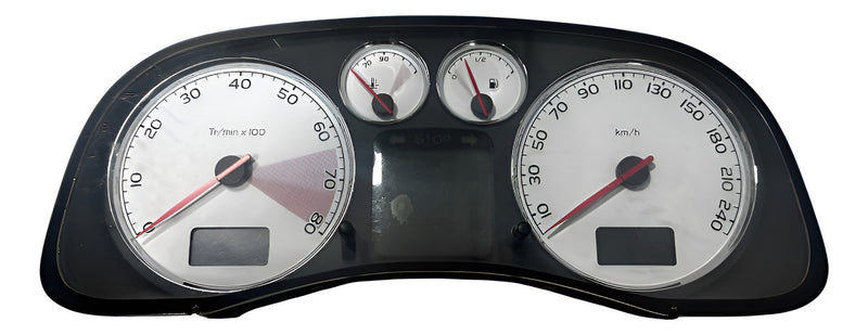 Painel De Instrumentos Peugeot 307 2006 A 2007 Fundo Branco