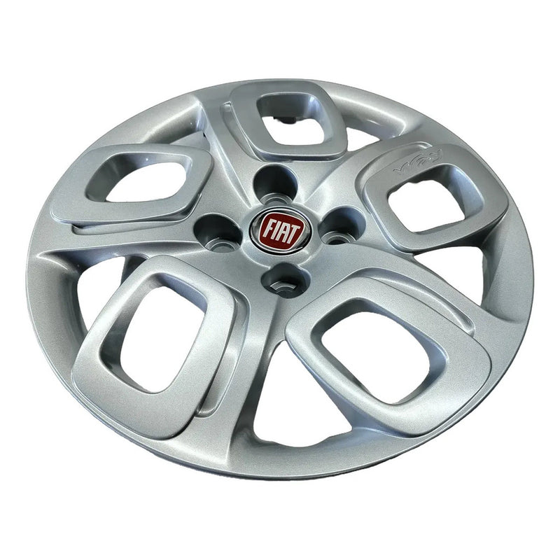 Calota Aro 14 Fiat Novo Uno 2018 A 2020 100209264 Prateado