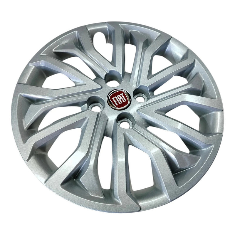 Calota Aro 15 Fiat Argo Cronos 2018 A 2022  Cinza